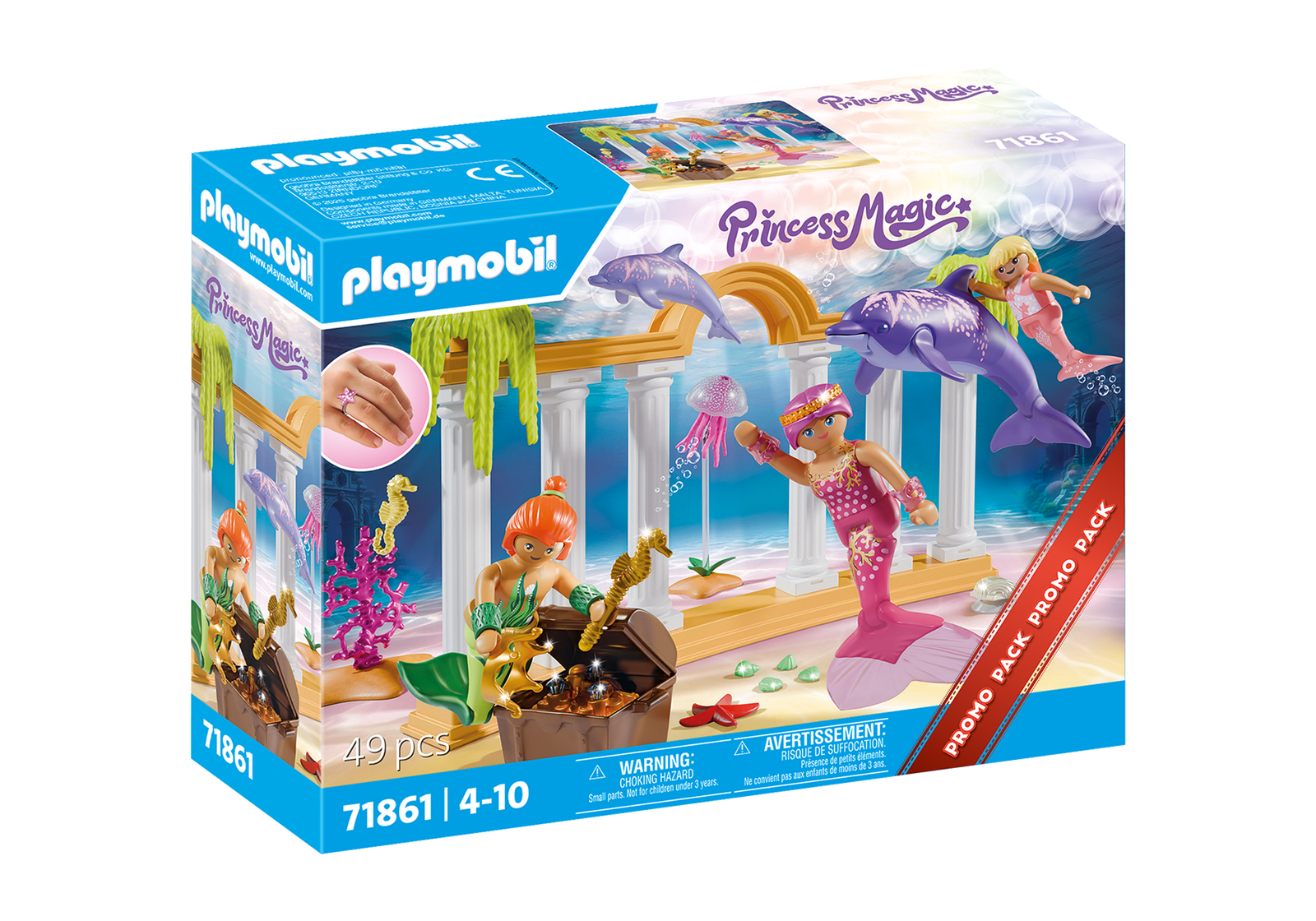 Playmobil 71861 Promo Pack Mermaid treasure with Dolphins โปรโมแพ็ค สมบัตินางเงือกกับโลมา - Image 2