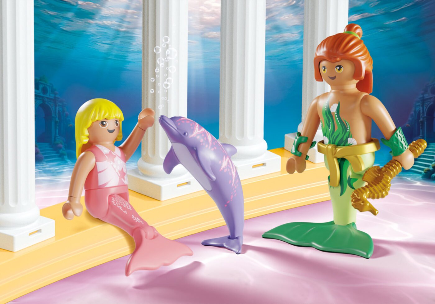 Playmobil 71861 Promo Pack Mermaid treasure with Dolphins โปรโมแพ็ค สมบัตินางเงือกกับโลมา - Image 4
