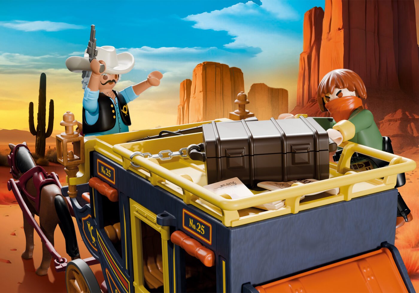 Playmobil 71862 Promo Pack Wild West Stagecoach โปรโมแพ็ค รถม้าผจญภัยแดนตะวันตก - Image 5