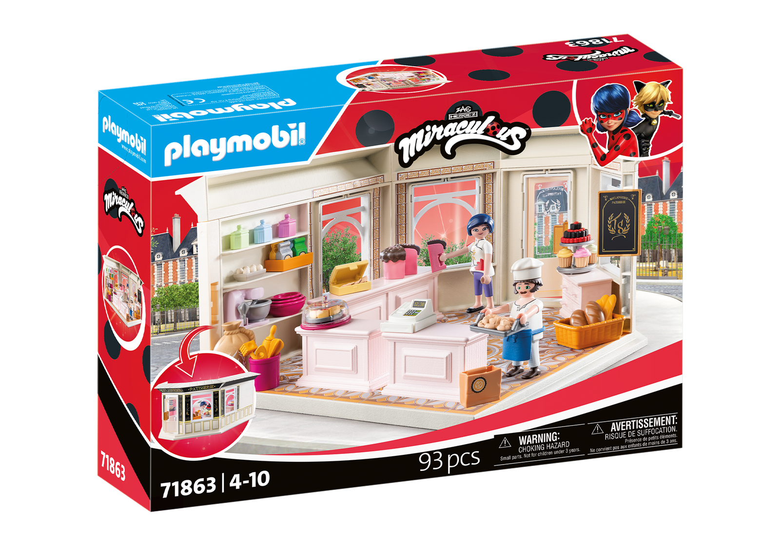 Playmobil 71863 Miraculous: French Bakery มิราคูลัส ร้านขนมฝรั่งเศส - Image 2