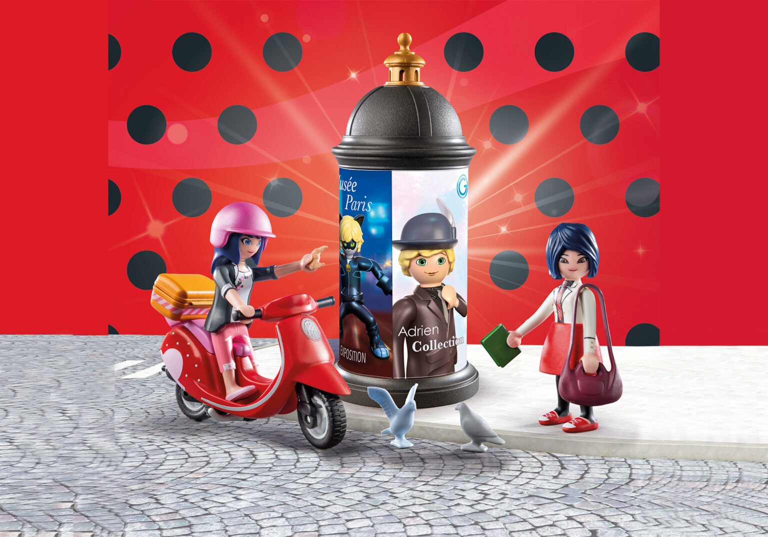 Playmobil 71864 Miraculous: Paris Scooter Ride มิราคูลัส ขี่สกู๊ตเตอร์ทั่วปารีส