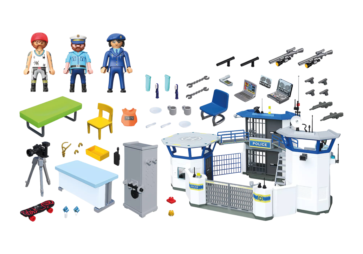 Playmobil 71874 Police Station with Investigation Room ตำรวจ สถานีตำรวจพร้อมห้องสืบสวน - Image 3