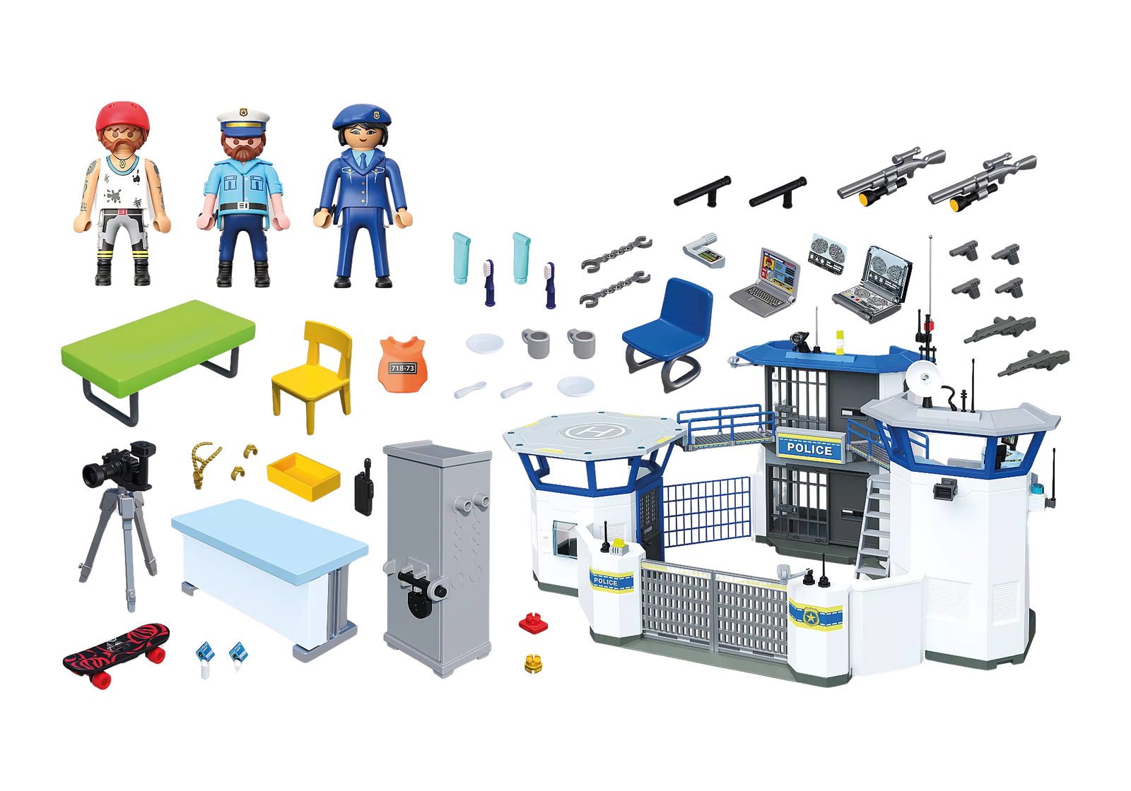 Playmobil 71874 Police Station with Investigation Room ตำรวจ สถานีตำรวจพร้อมห้องสืบสวน - Image 3