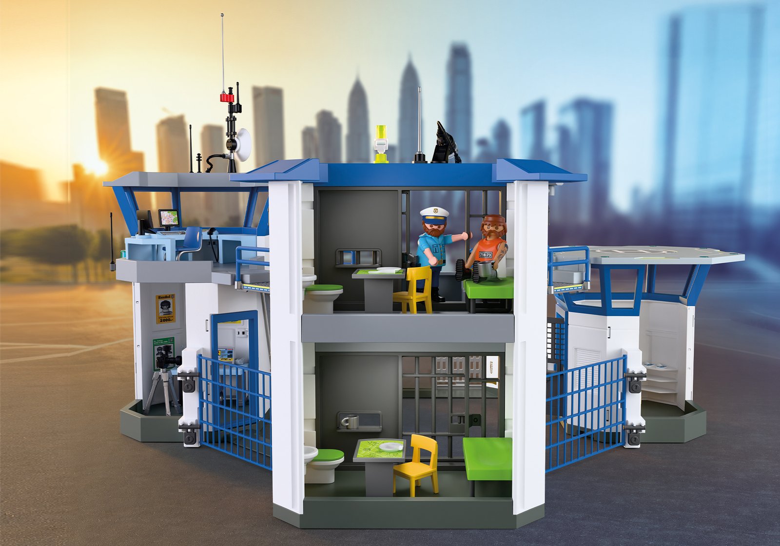 Playmobil 71874 Police Station with Investigation Room ตำรวจ สถานีตำรวจพร้อมห้องสืบสวน - Image 4