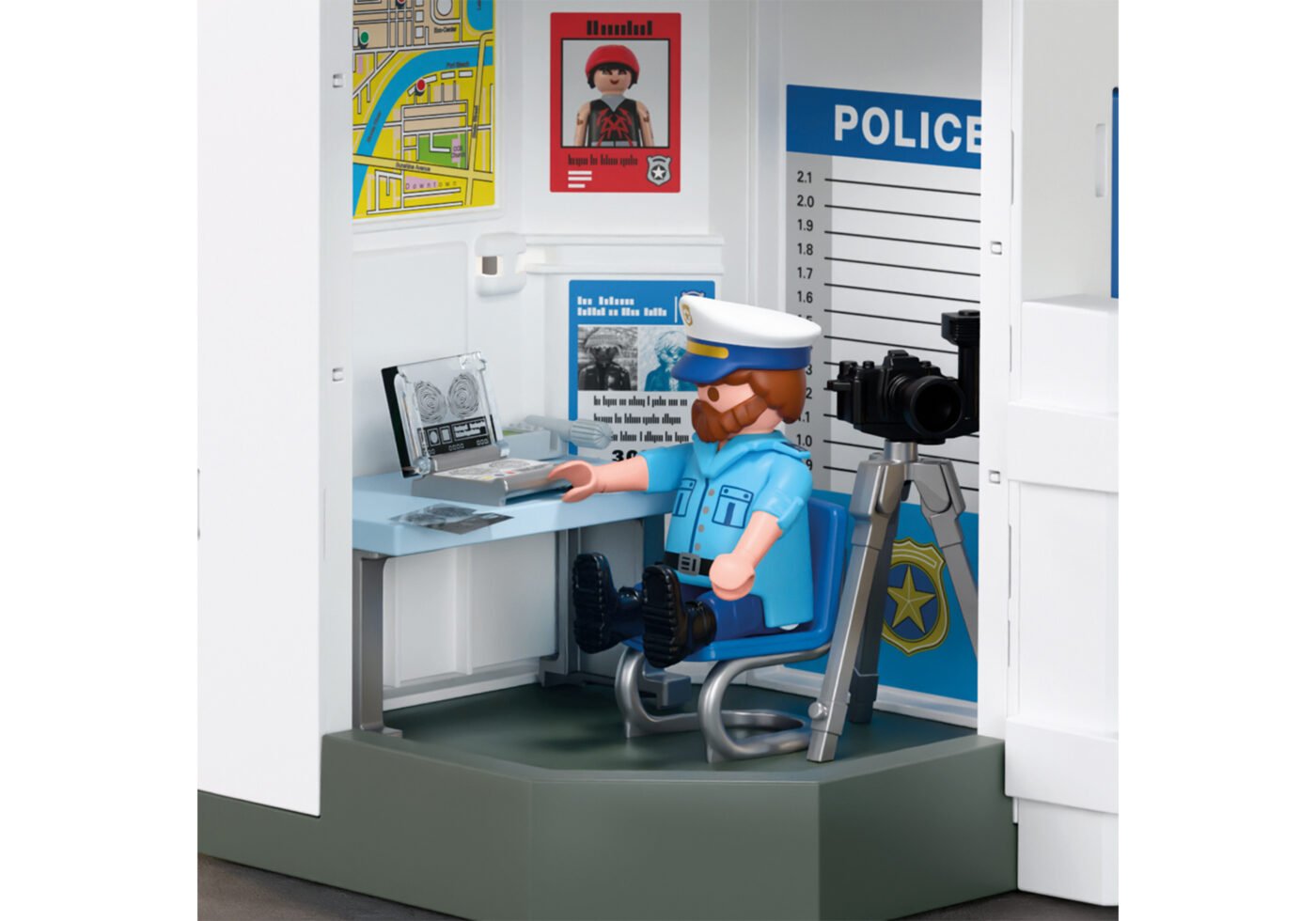Playmobil 71874 Police Station with Investigation Room ตำรวจ สถานีตำรวจพร้อมห้องสืบสวน - Image 10