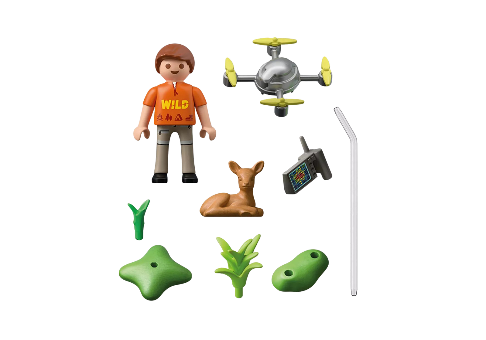 Playmobil 71880 Special Plus Fawn Rescue with Drone ของเล่นบทบาทสมมติ สเปเชียล ช่วยลูกกวางด้วยโดรน - Image 3
