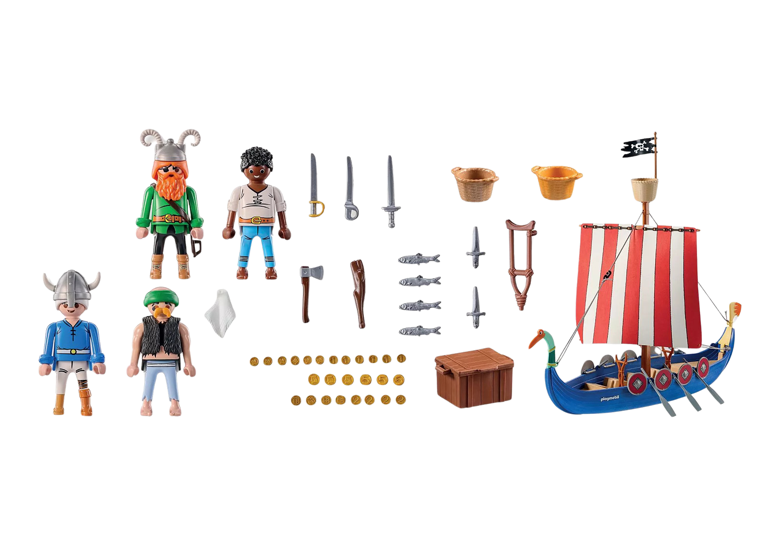 Playmobil 71888 Asterix: Pirate Ship แอสเทอริกซ์ เรือโจรสลัด - Image 3