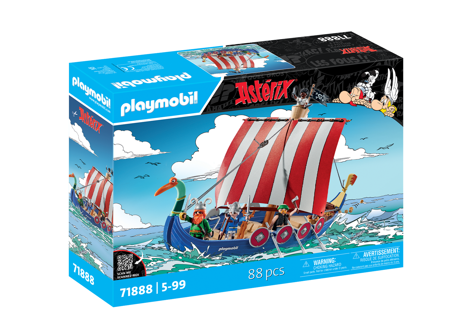 Playmobil 71888 Asterix: Pirate Ship แอสเทอริกซ์ เรือโจรสลัด - Image 2