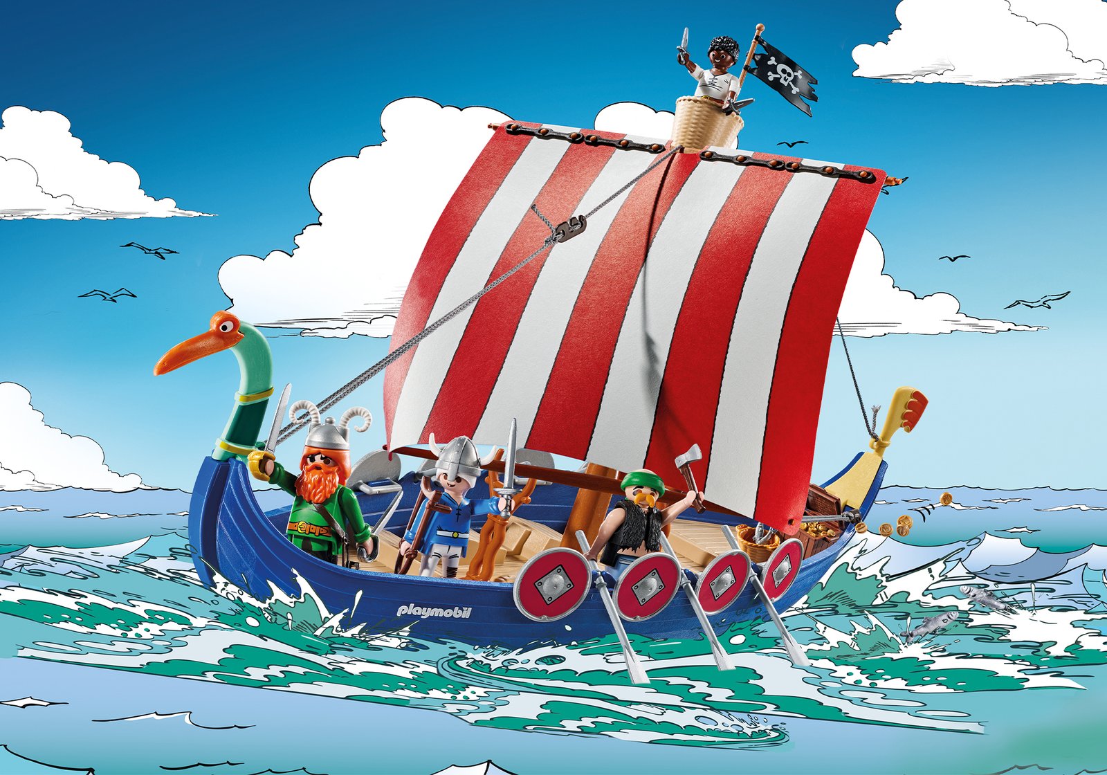 Playmobil 71888 Asterix: Pirate Ship แอสเทอริกซ์ เรือโจรสลัด