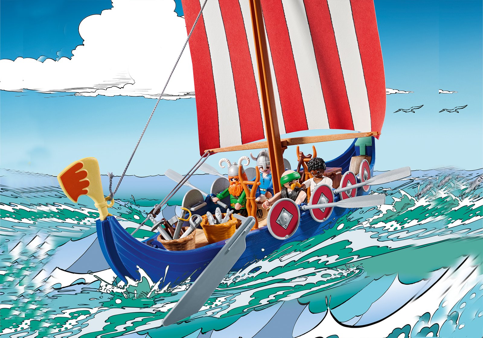 Playmobil 71888 Asterix: Pirate Ship แอสเทอริกซ์ เรือโจรสลัด - Image 5