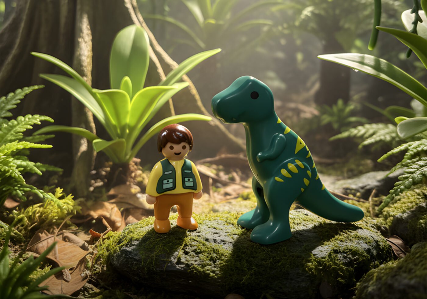 Playmobil 71892 JUNIOR: Dinosaur and Explorer จูเนียร์ นักสำรวจกับไดโนเสาร์ - Image 3