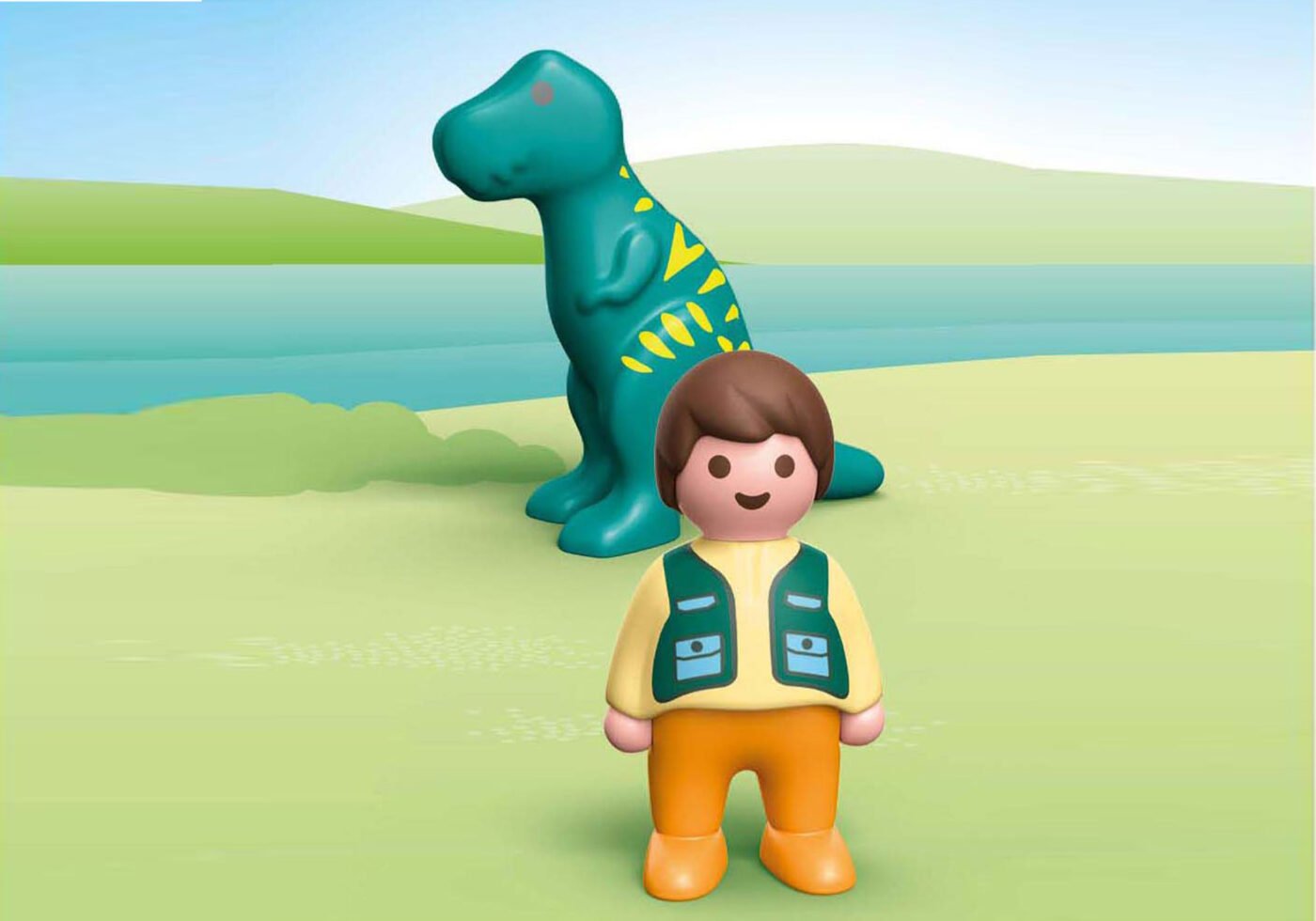 Playmobil 71892 JUNIOR: Dinosaur and Explorer จูเนียร์ นักสำรวจกับไดโนเสาร์ - Image 6