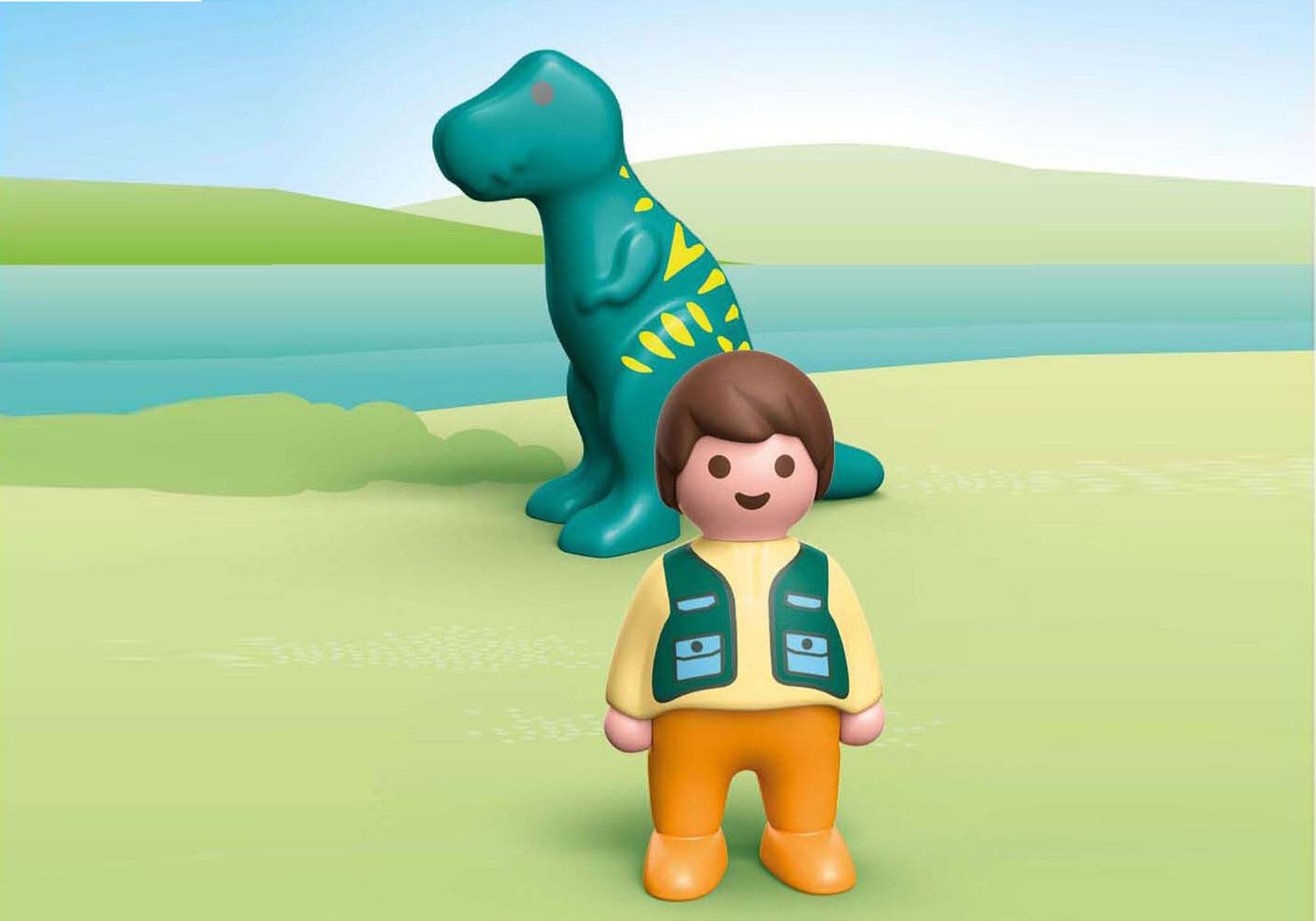 Playmobil 71892 JUNIOR: Dinosaur and Explorer จูเนียร์ นักสำรวจกับไดโนเสาร์ - Image 6