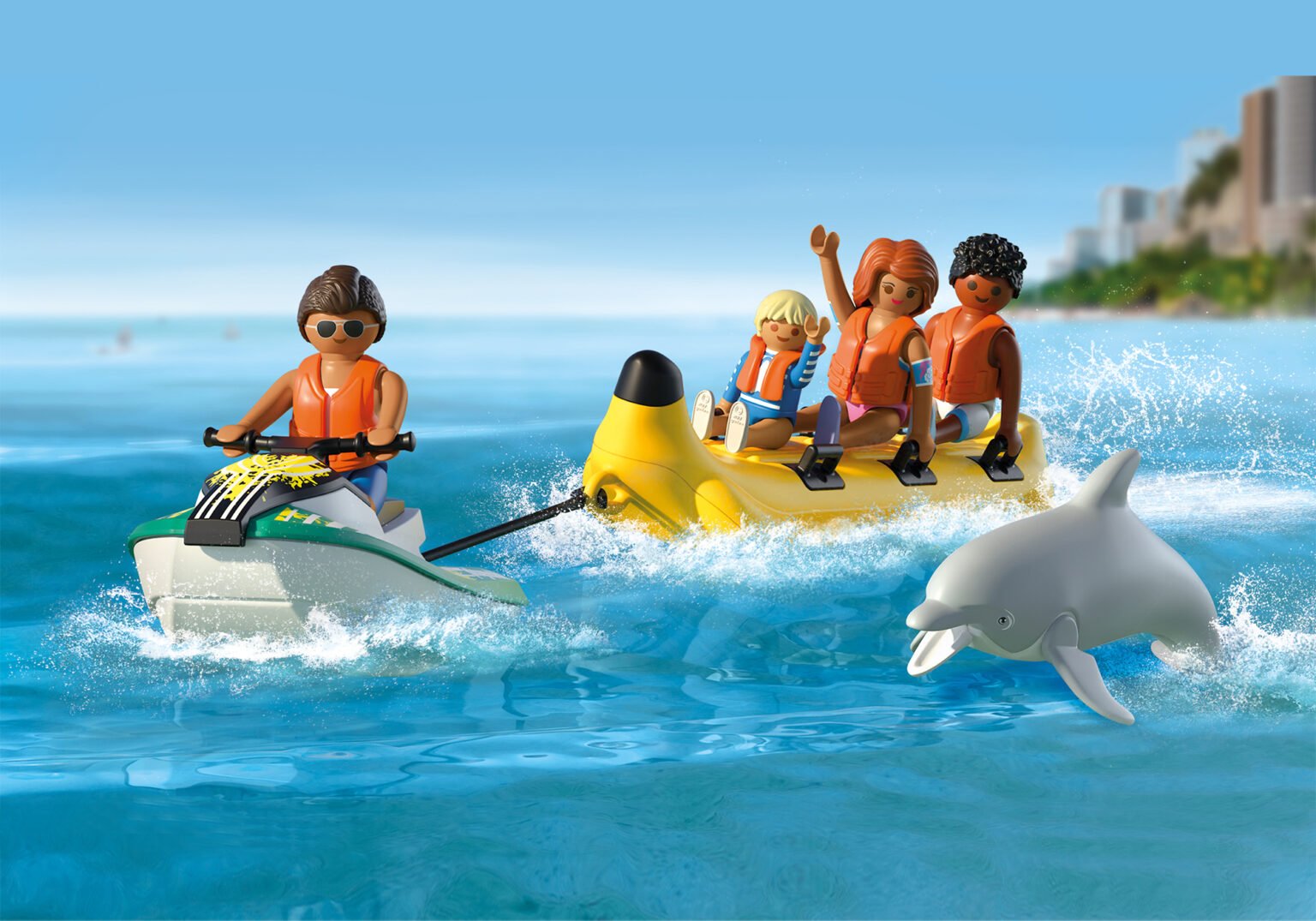 Playmobil 71905 Vacation on the Beach Banana Boat Trip วันหยุดที่ชายหาด บานาน่าโบ๊ท