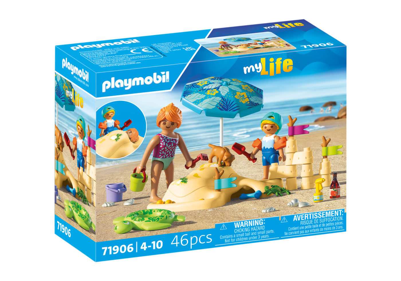Alternative view of Playmobil 71906 Vacation on the Beach Family Fun at the Beach วันหยุดที่ชายหาด ครอบครัวสนุกสนานริมทะเล