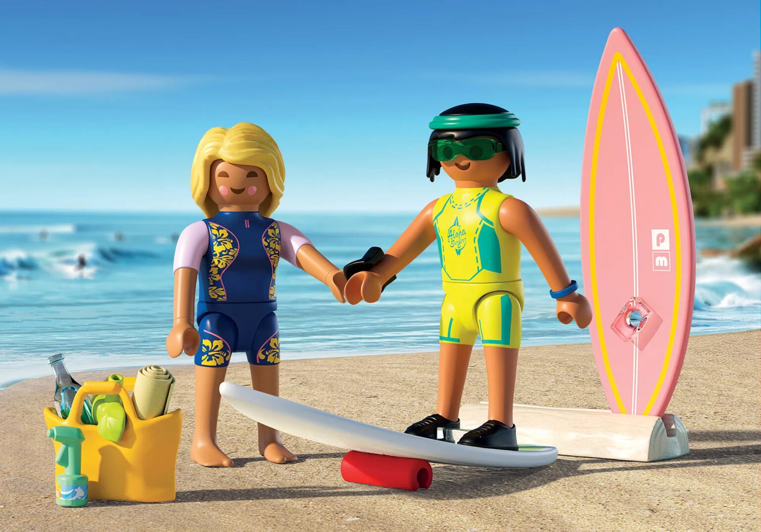Playmobil 71907 Vacation on the Beach Surf School วันหยุดที่ชายหาด โค้ชสอนโต้คลื่น