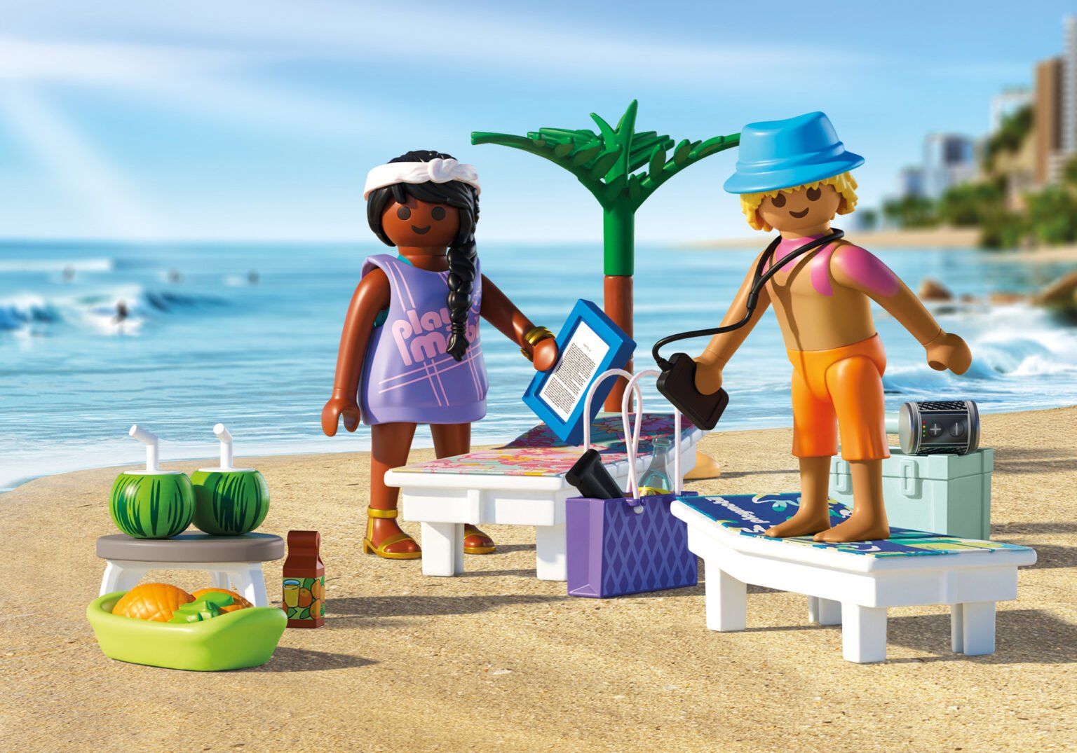 Playmobil 71908 Vacation on the Beach Couples Trip at the Beach วันหยุดที่ชายหาด คู่รักเที่ยวทะเล