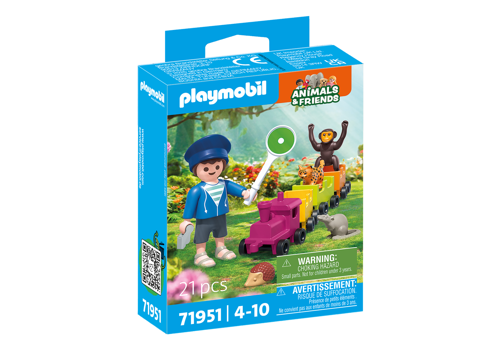 Playmobil 71951 Animals & Friends Small locomotive trip เหล่าสัตว์เพื่อนซี้ รถไฟสายสนุก - Image 2