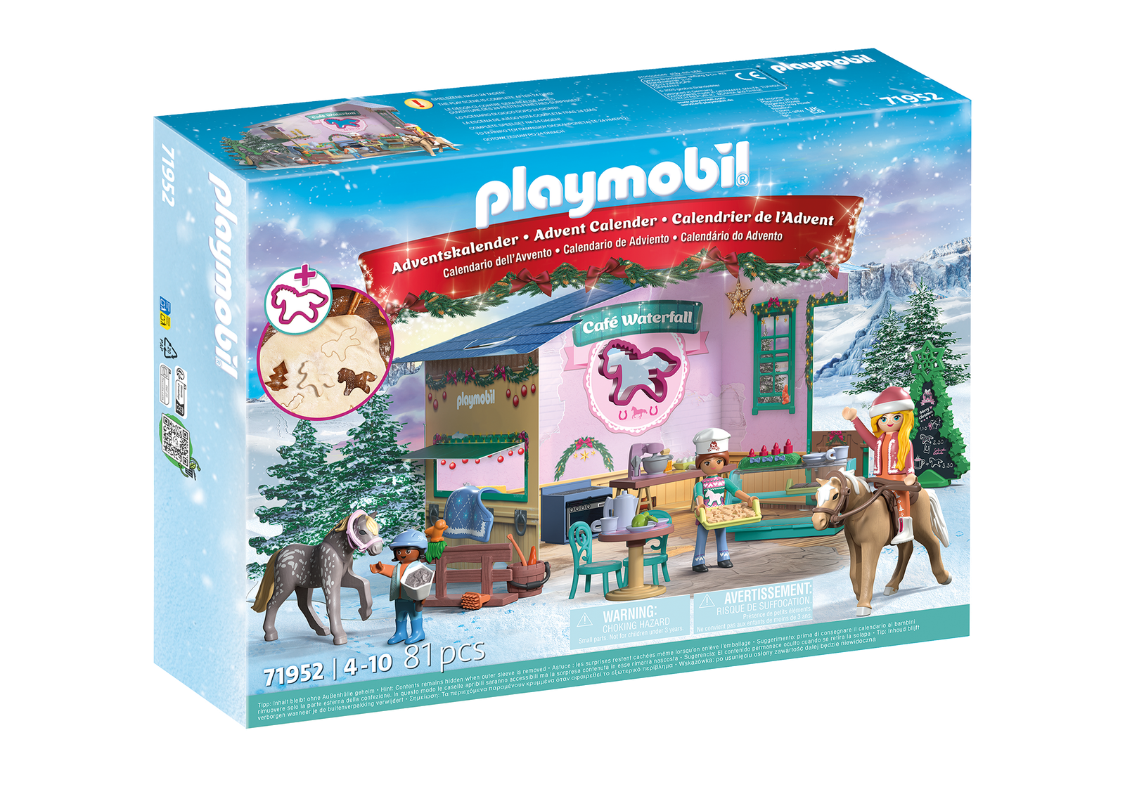 Playmobil 71952 Christmasbaking at the Rider Café แอดเว้นท์ คาเฟ่นักขี่ม้าอบขนมคริสต์มาส - Image 2
