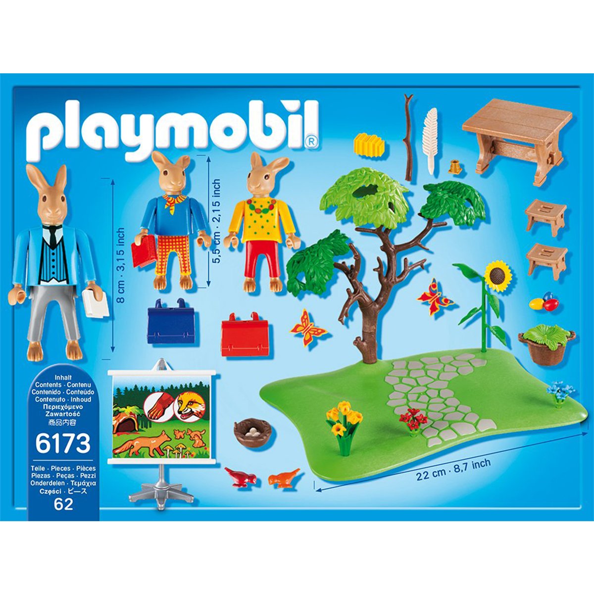 Playmobil 6173 Easter Bunny School ของเล่นบทบาทสมมติ อีสเตอร์ โรงเรียนกระต่าย - Image 3