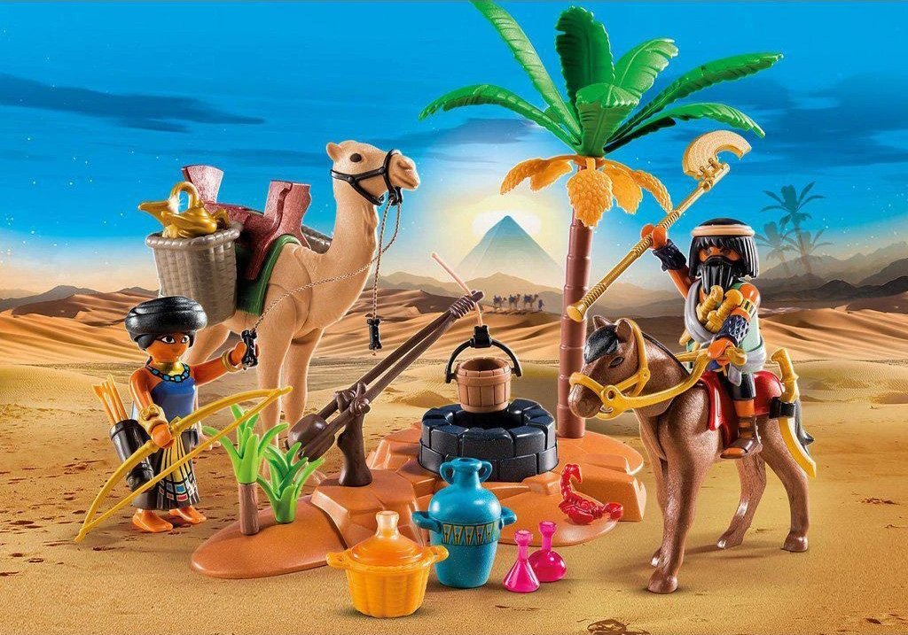 Playmobil 9166 Promotional Tomb Raiders' Camp เซ็ตโปรโมชั่น แคมป์นักล่าสมบัติโบราณ