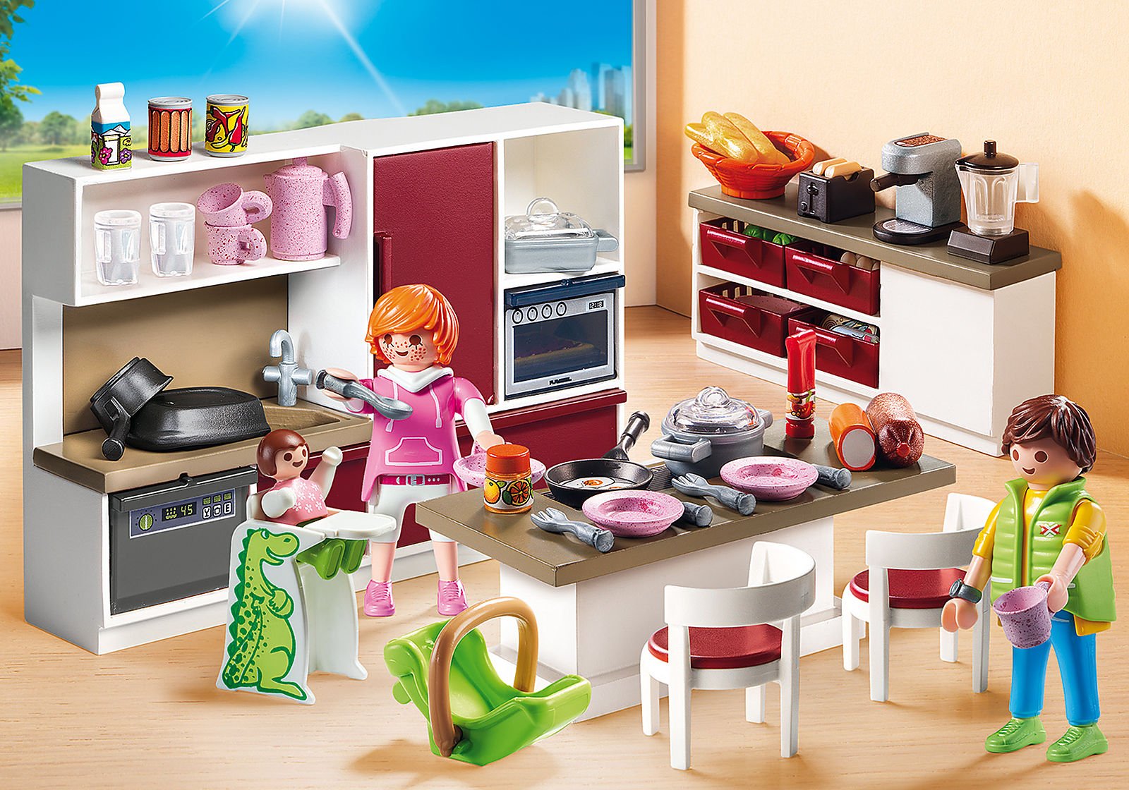 Playmobil 9269 Modern Kitchen โมเดิร์นเฮ้าส์ ห้องครัว