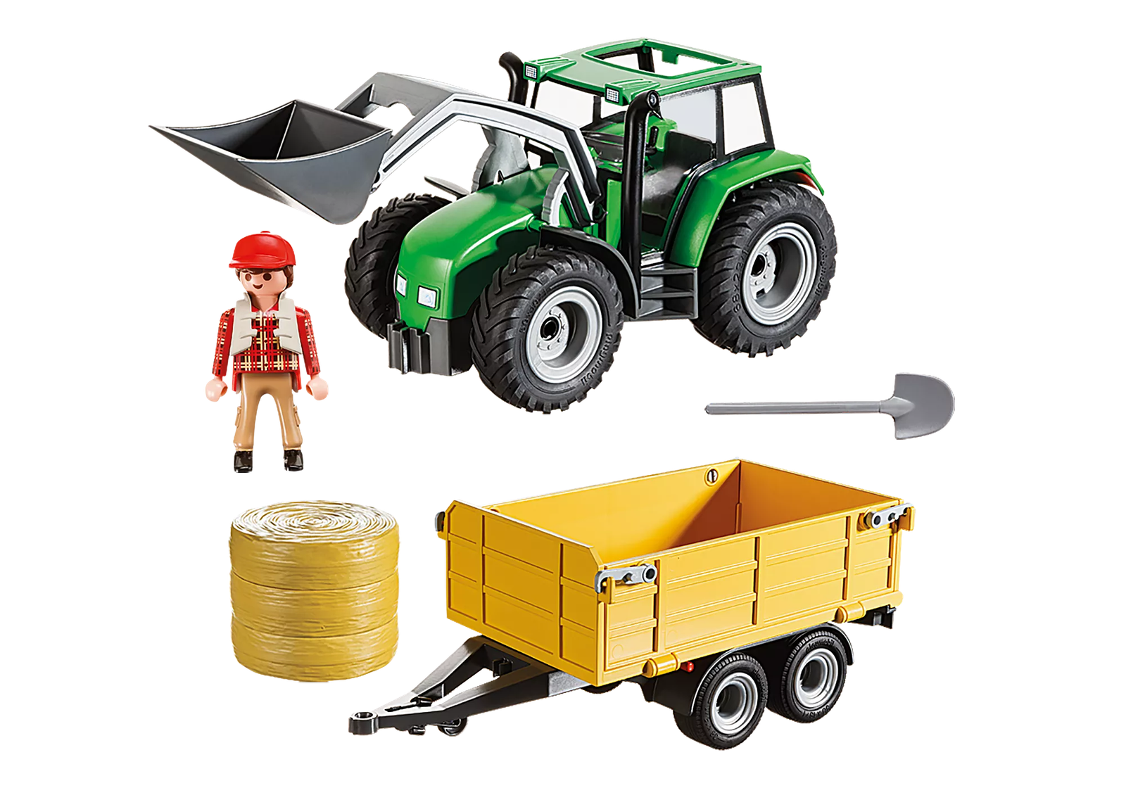 Playmobil 9317 Exclusive Tractor with Trailer เอ็กซ์คลูซีฟ รถแทรกเตอร์พร้อมพ่วง - Image 3