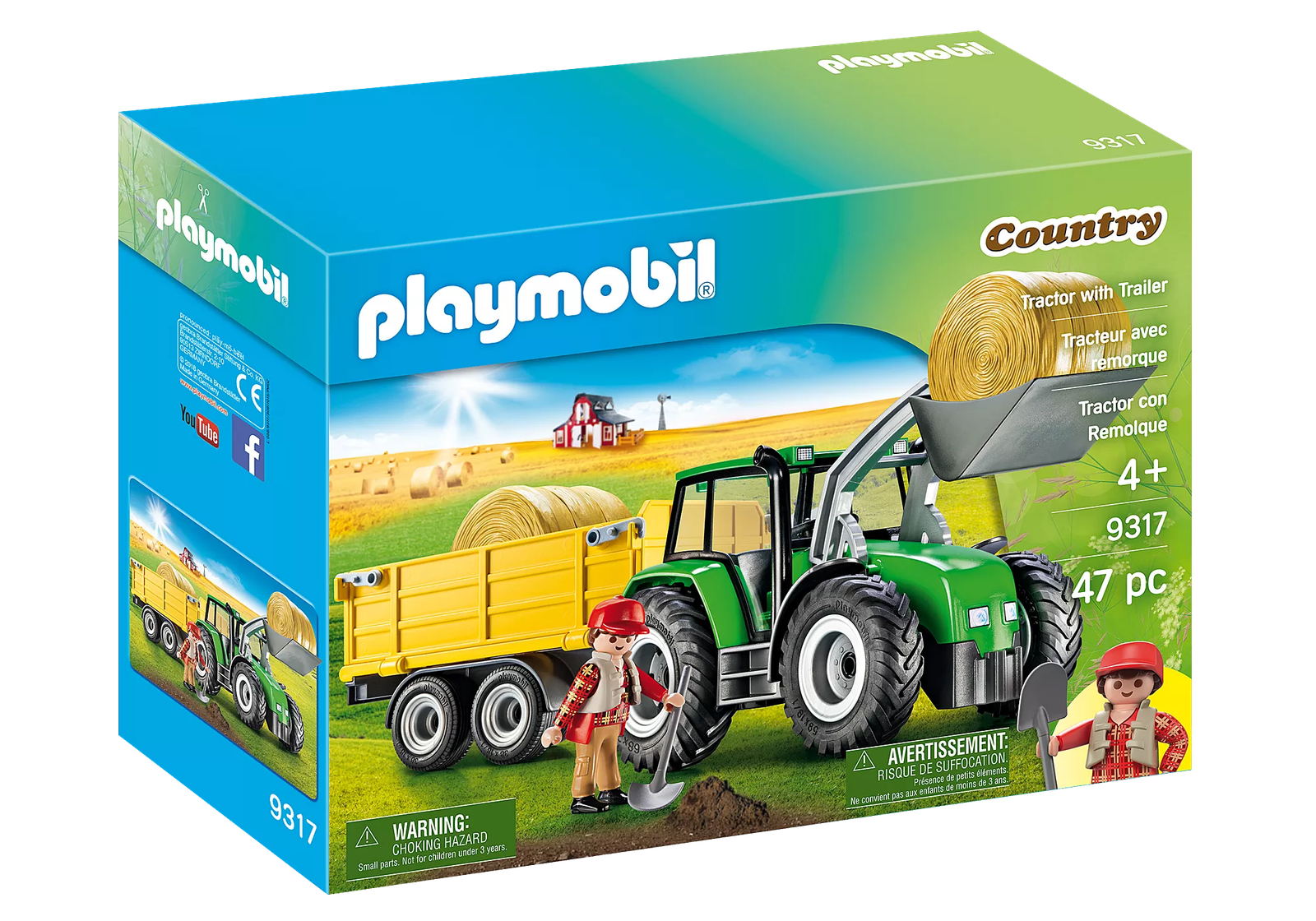 Playmobil 9317 Exclusive Tractor with Trailer เอ็กซ์คลูซีฟ รถแทรกเตอร์พร้อมพ่วง - Image 2