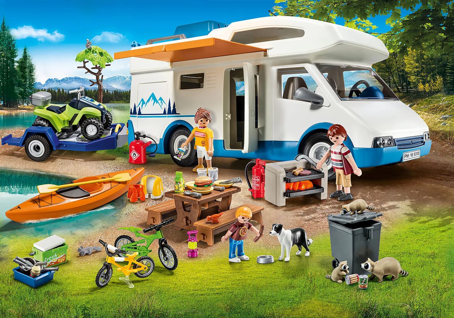 Playmobil 9318 Exclusive Camping Adventure เอ็กซ์คลูซีฟ แคมปิ้งแอดเวนเจอร์