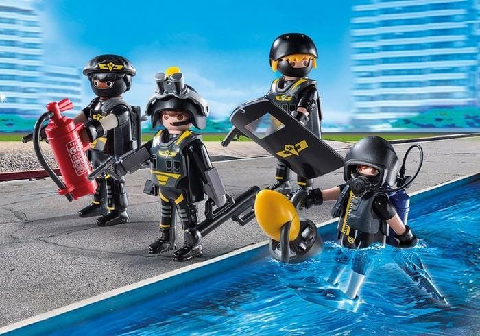 Playmobil 9365 City Action Tactical Unit Team ซิตี้แอคชั่น SWAT เจ้าหน้าที่