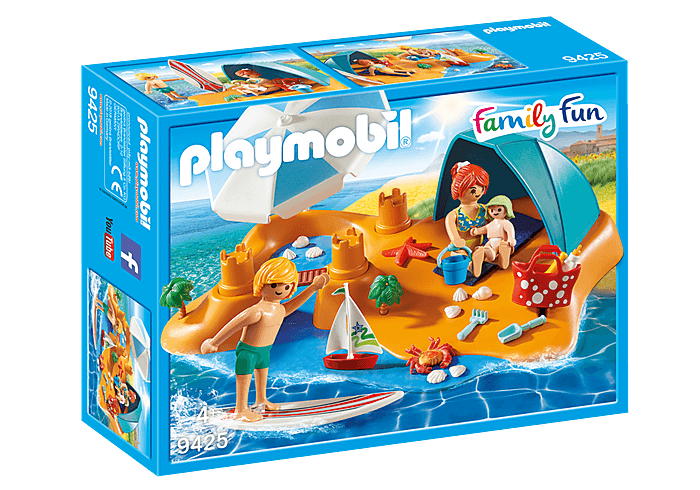 Playmobil 9425 Family Fun Family Beach Day แฟมิลี่ฟัน เที่ยวทะเล