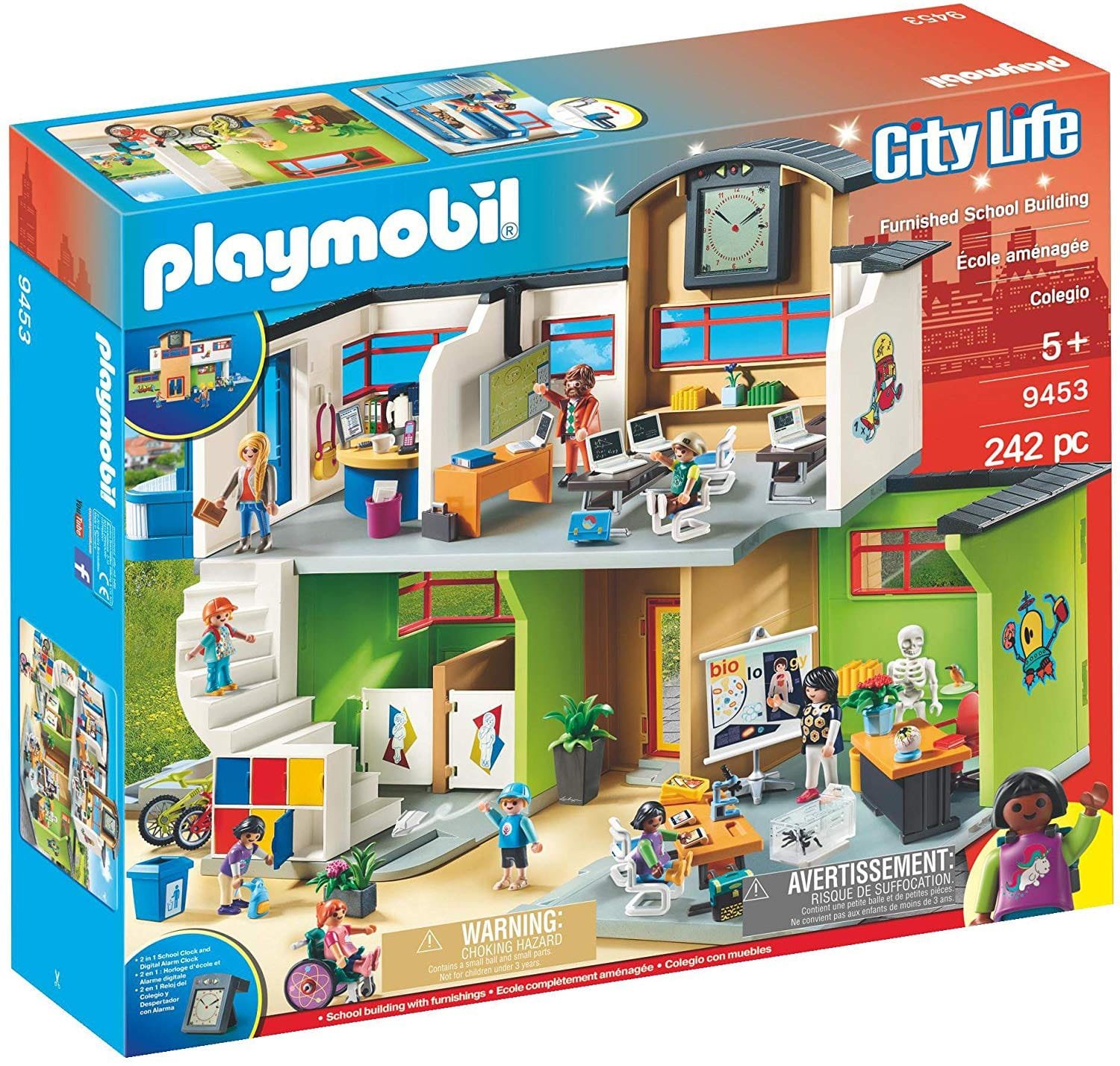 Playmobil 9453 City Life Furnished School Building ซิตี้ไลฟ์ อาคารโรงเรียน