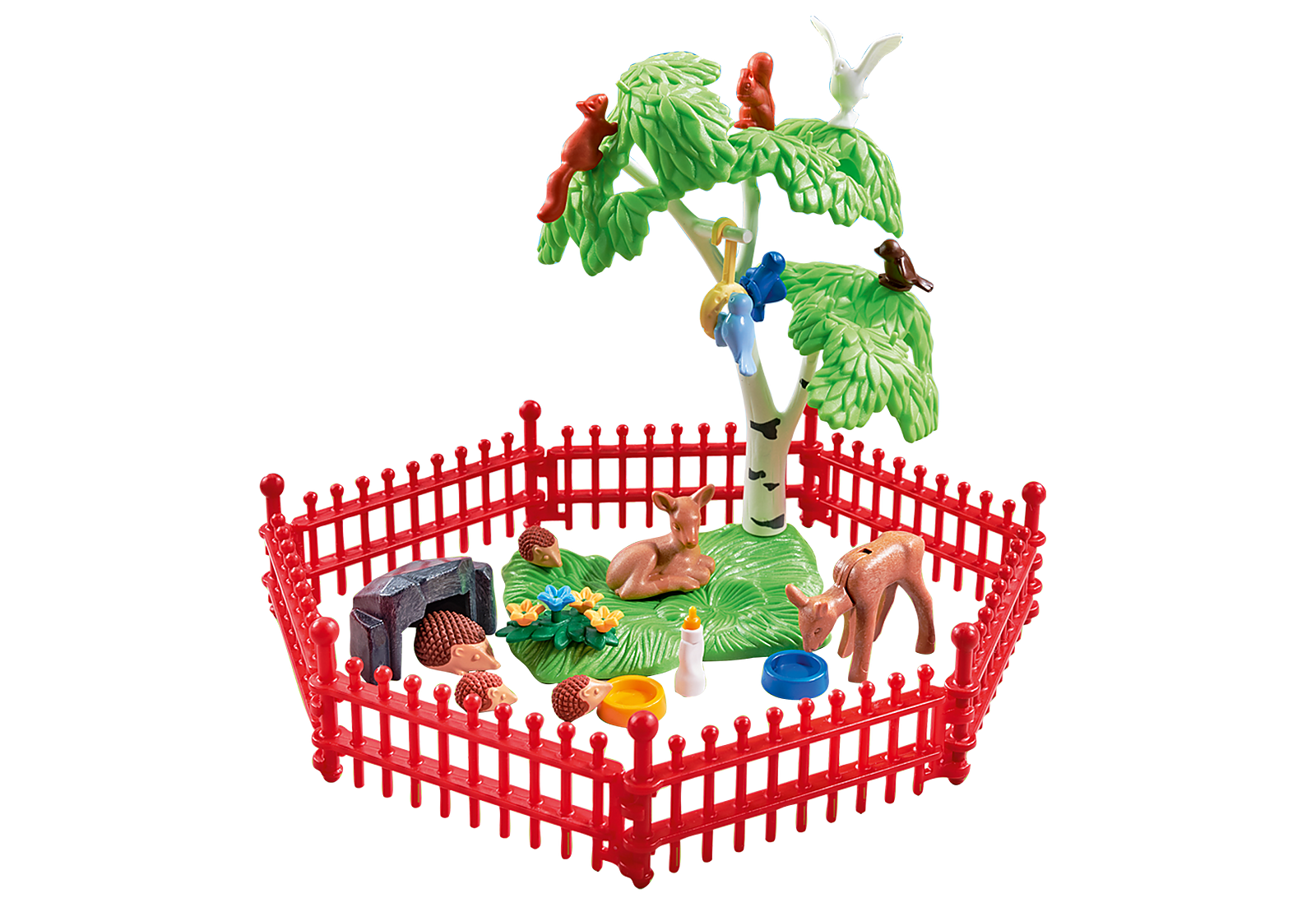 Playmobil 9817 Exclusive Animal Enclosure ของเล่นบทบาทสมมติ เอ็กซ์คลูซีฟ คอกสัตว์พร้อมสัตว์นานาชนิต