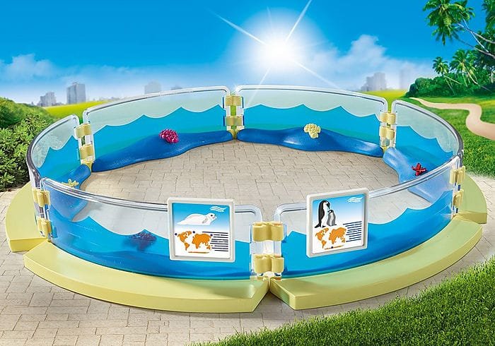 Playmobil 9063 Family Fun Aquarium Enclosure อควอเรียม ตู้กระจกสัตว์น้ำ