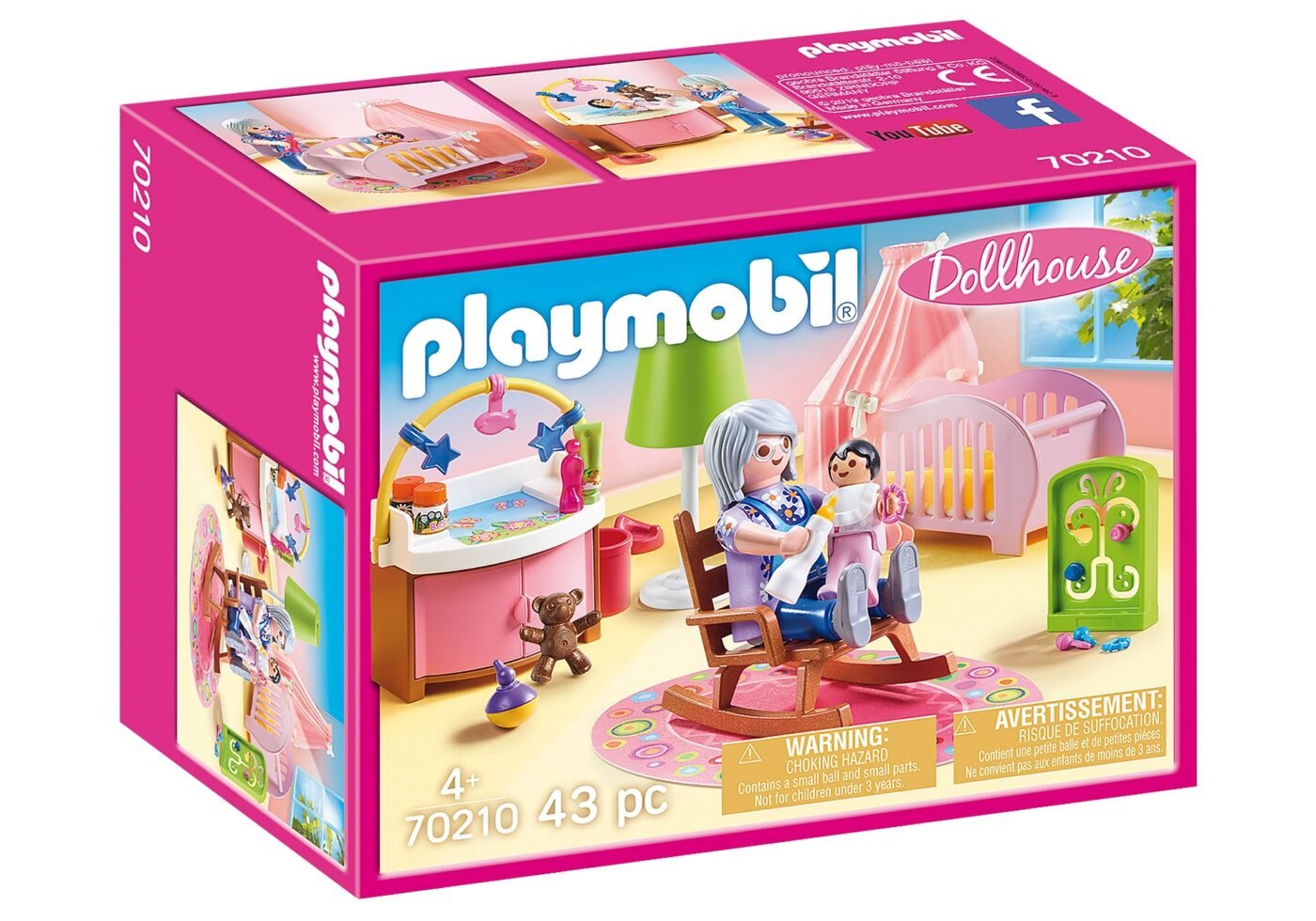 Alternative view of Playmobil 70210 Dollhouse Nursery ดอลล์เฮ้าส์ ห้องนอนน้องน้อย