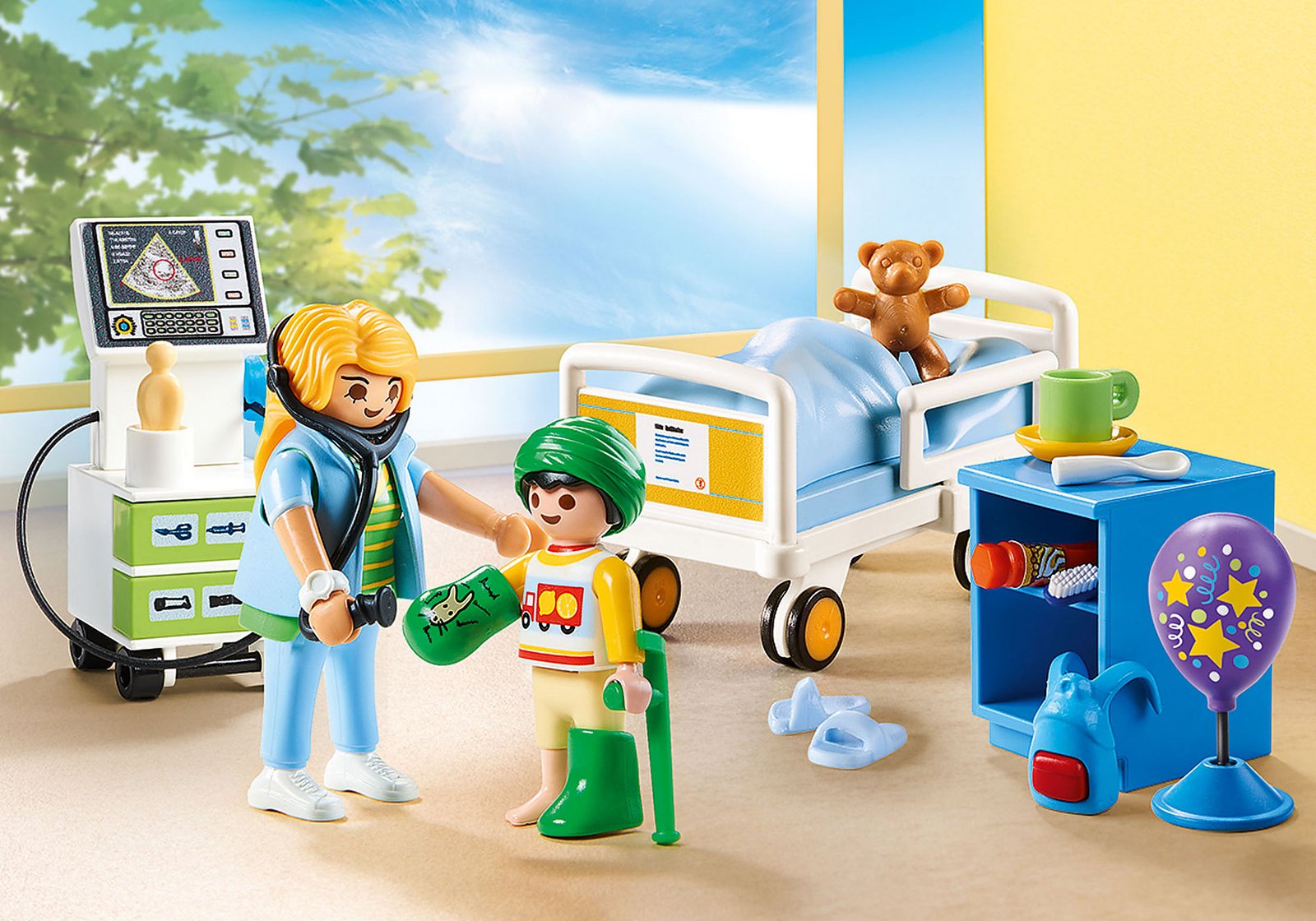 Playmobil 70192 Hospital Children's Hospital Room โรงพยาบาล ห้องผู้ป่วยเด็ก