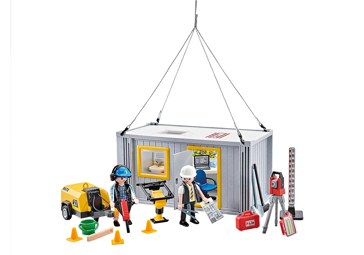 PLAYMOBIL® PLUS 9843 Construction Site Office สำนักงานไซต์งานก่อสร้าง