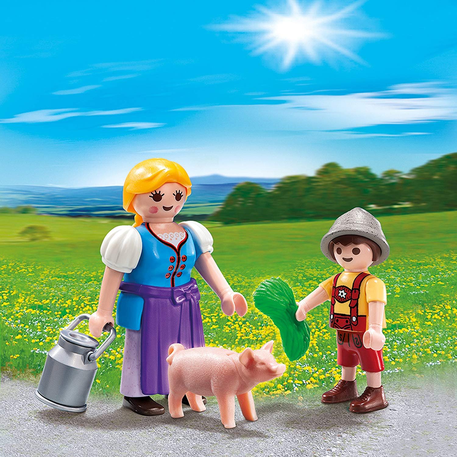 Playmobil 5514 Duo Pack Country Woman and Boy ดูโอ สาวชนบทและเด็กขาย