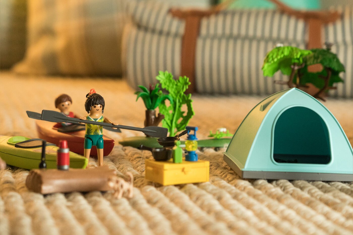 Playmobil 71425 Camping Campsite with Campfire แคมป์ปิ้ง ที่ตั้งแคมป์พร้อมแคมป์ไฟ - Image 7