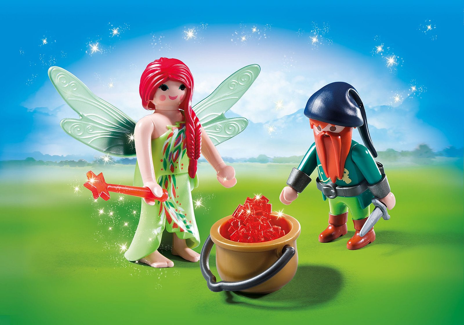 Playmobil 6842 Duo Packs Elf & Dwarf ดูโอ้ เอฟท์ และคนแคระ