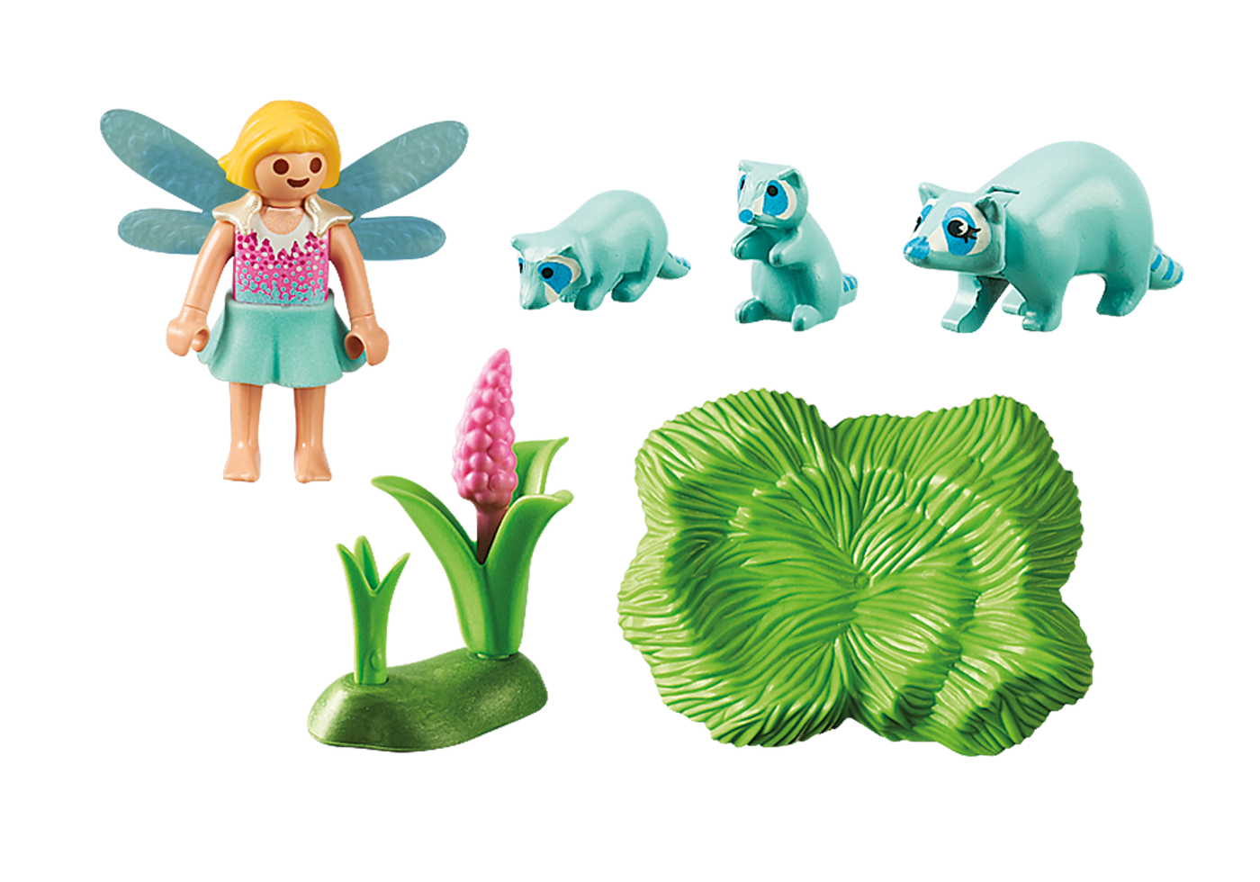 Playmobil 9139 Fairies Fairy Girl with Racoons แฟรี่ นางฟ้า และแรคคูน - Image 3