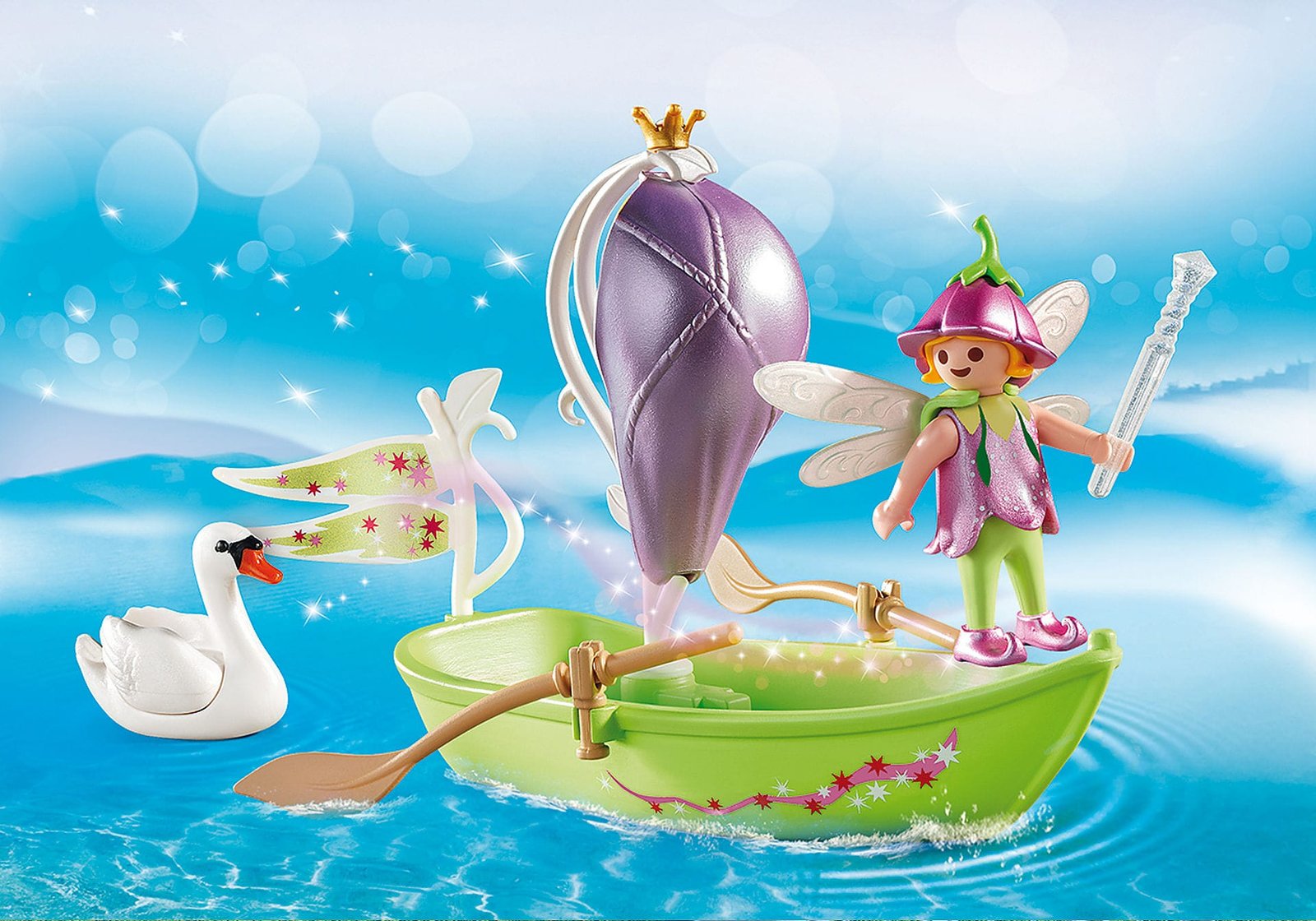 Playmobil 9105 Fairy Boat Carry Case เซ็ตกระเป๋าเล็ก แฟรี่เรือเวทมนต์