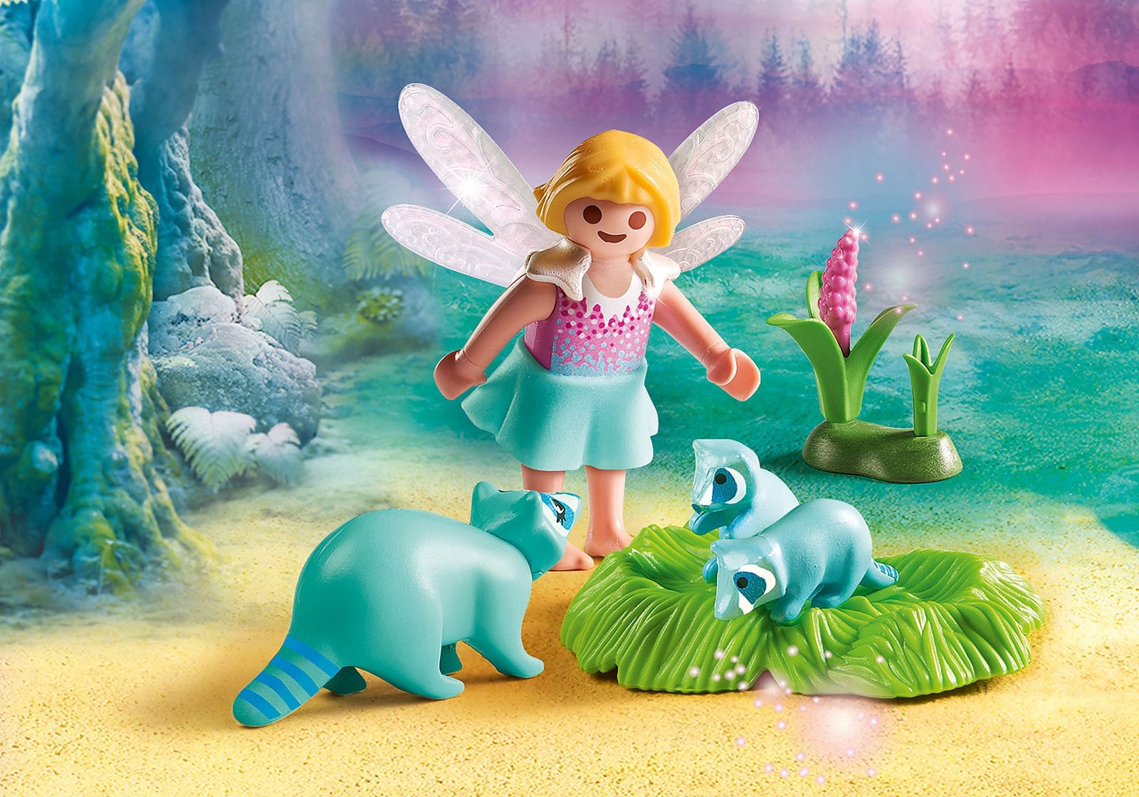 Playmobil 9139 Fairies Fairy Girl with Racoons แฟรี่ นางฟ้า และแรคคูน