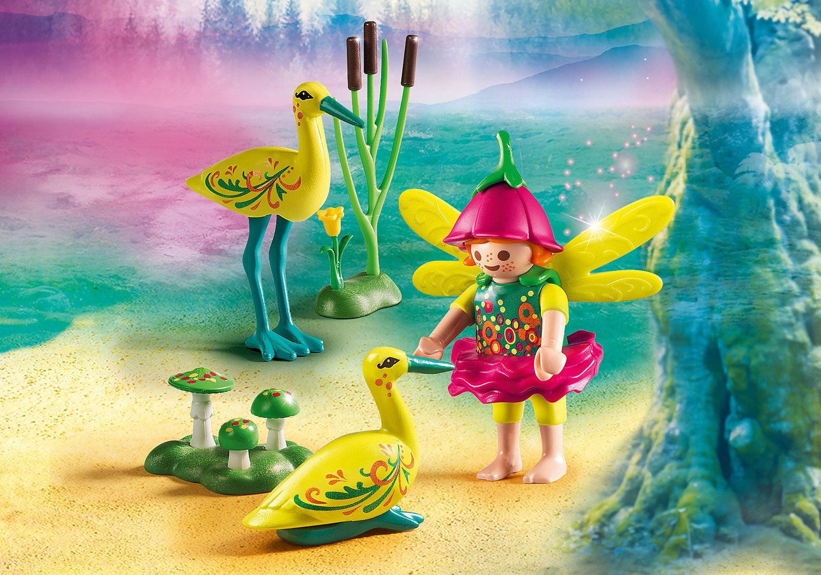 Playmobil 9138 Fairies Fairy Girl with Storks แฟรี่ นางฟ้า และนกกระสา