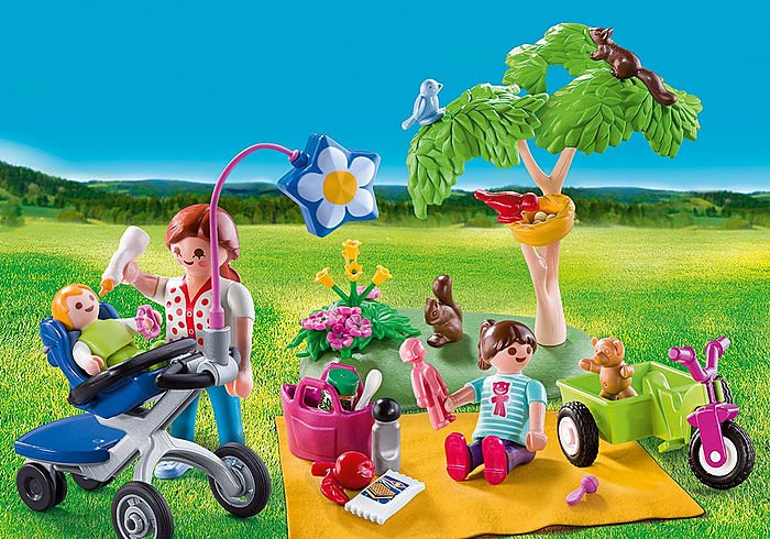 Playmobil 9103 Family Picnic Carry Case เซ็ตกระเป๋าใหญ่ ครอบครัวปิคนิค