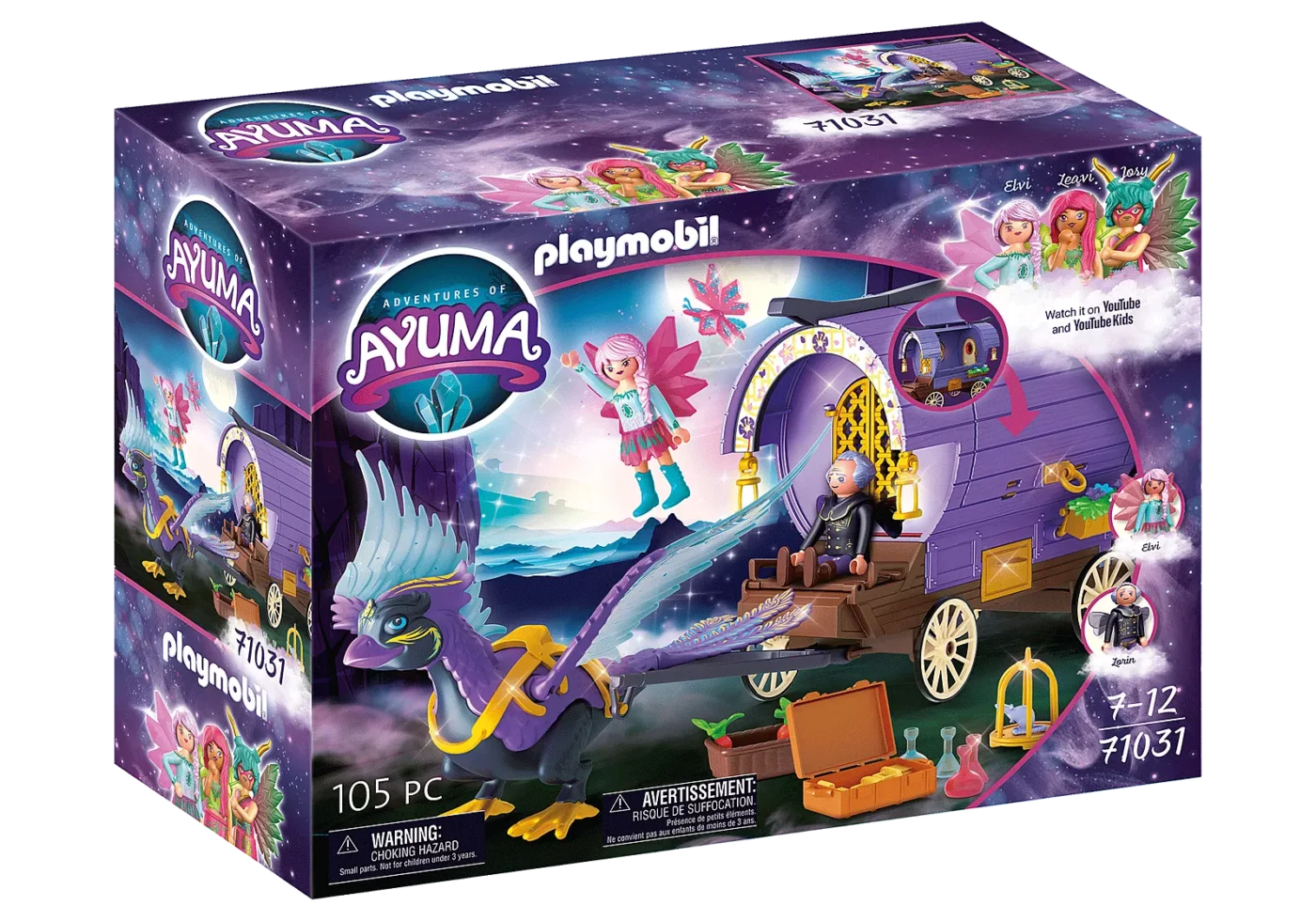 Alternative view of Playmobil 71031 Fairy Carriage with Phoenix อายูมา รถม้ากับฟีนิกซ์