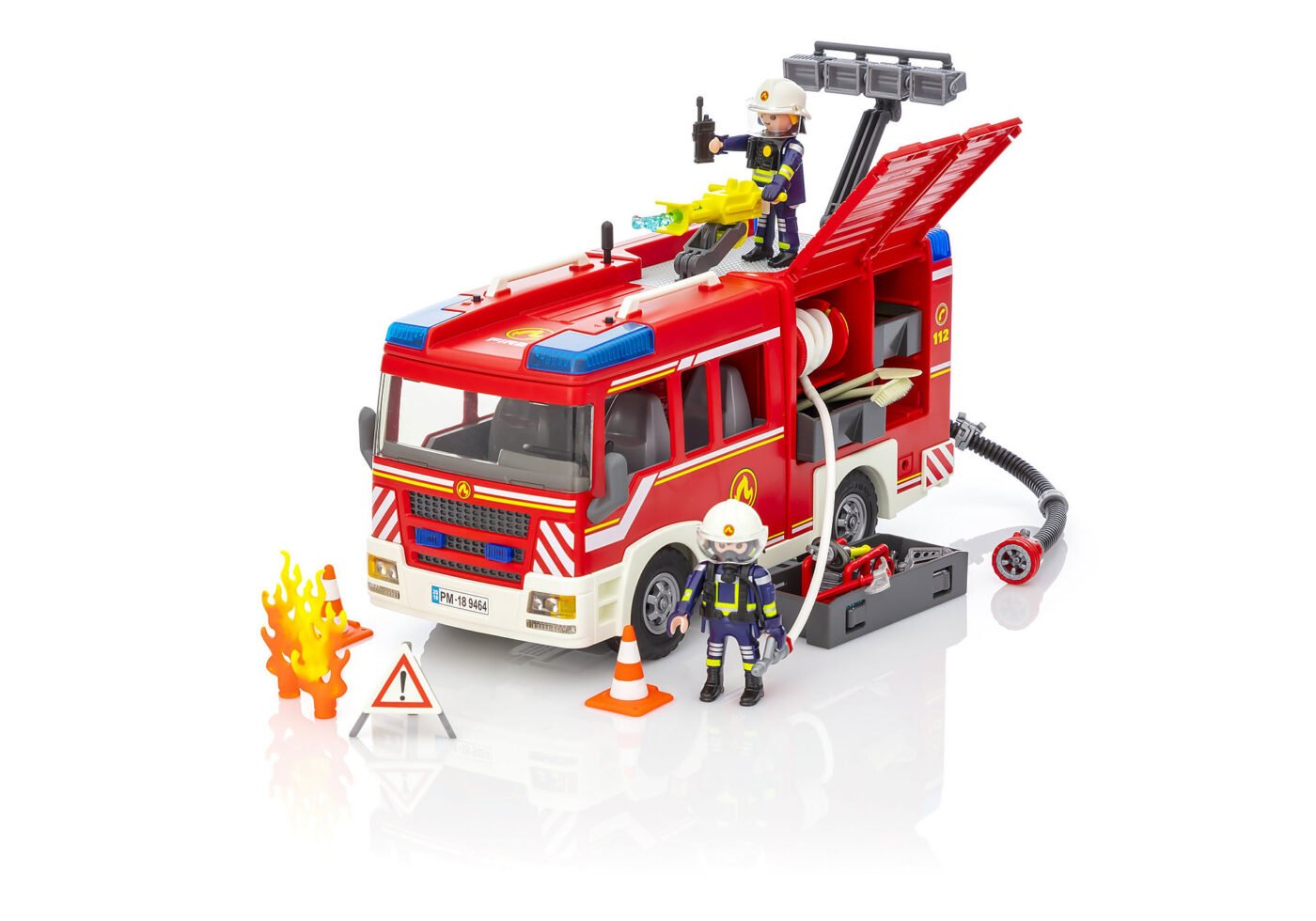 Playmobil 9464 CityAction Fire Engine ซิตี้แอคชั่น รถดับเพลิงมีเสียงหวอพร้อมไฟ - Image 8
