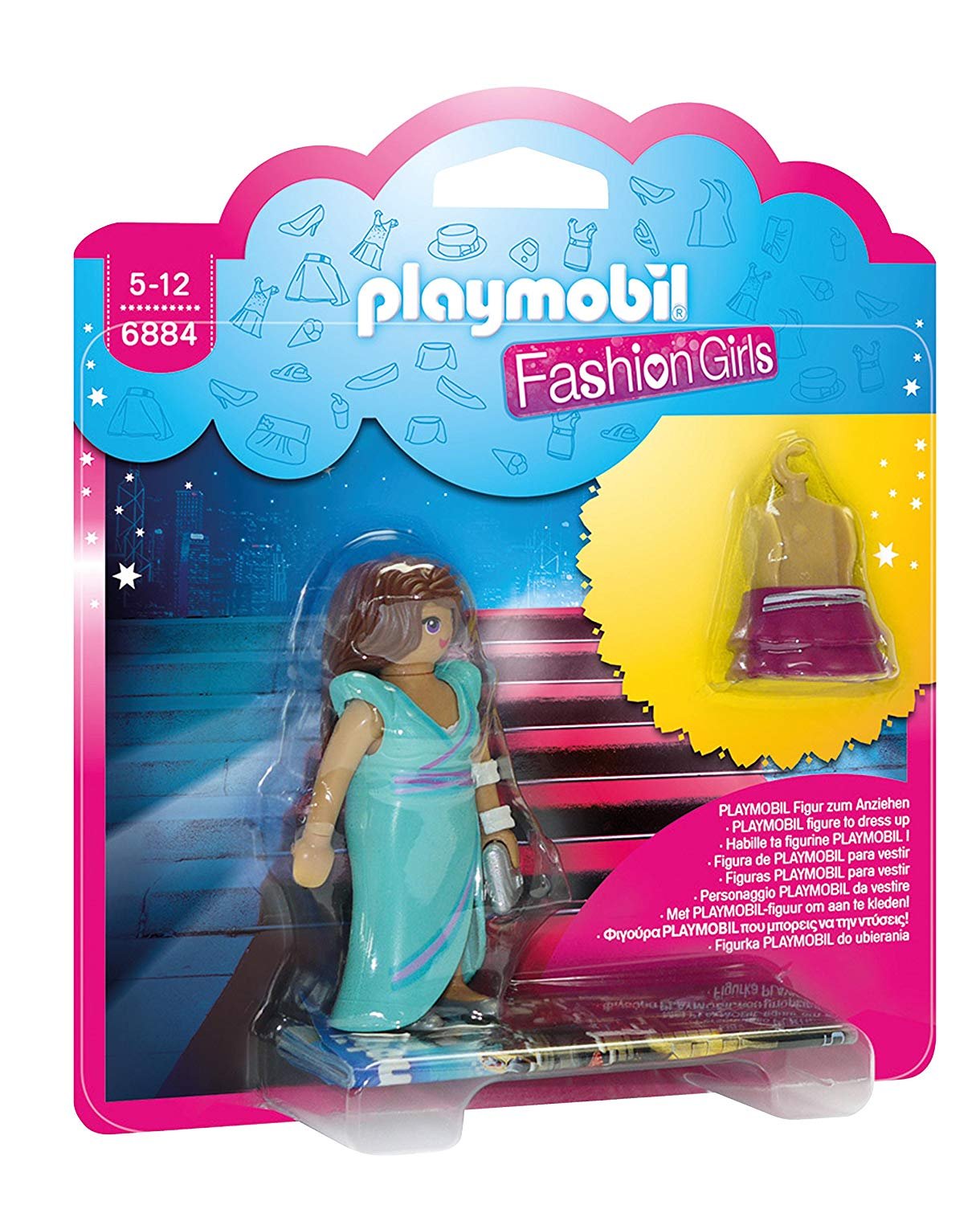 Alternative view of Playmobil 6884 City Life Formal Fashion Girl with Changeable Clothing ซิตี้ไลฟ สาวแฟชั่นชุดทางการ