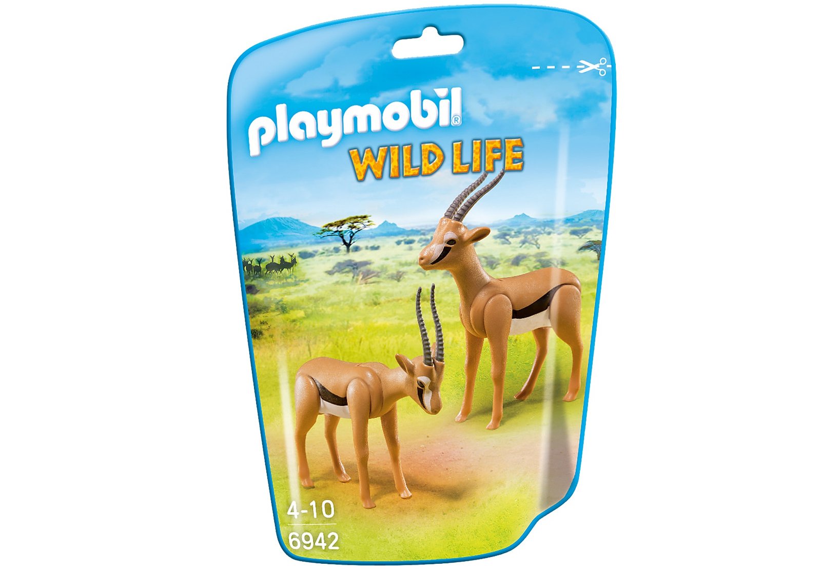 Playmobil 6942 Wifd life Gazelles ไวล์ดไลฟ์ เนื้อทราย และลูก - Image 2