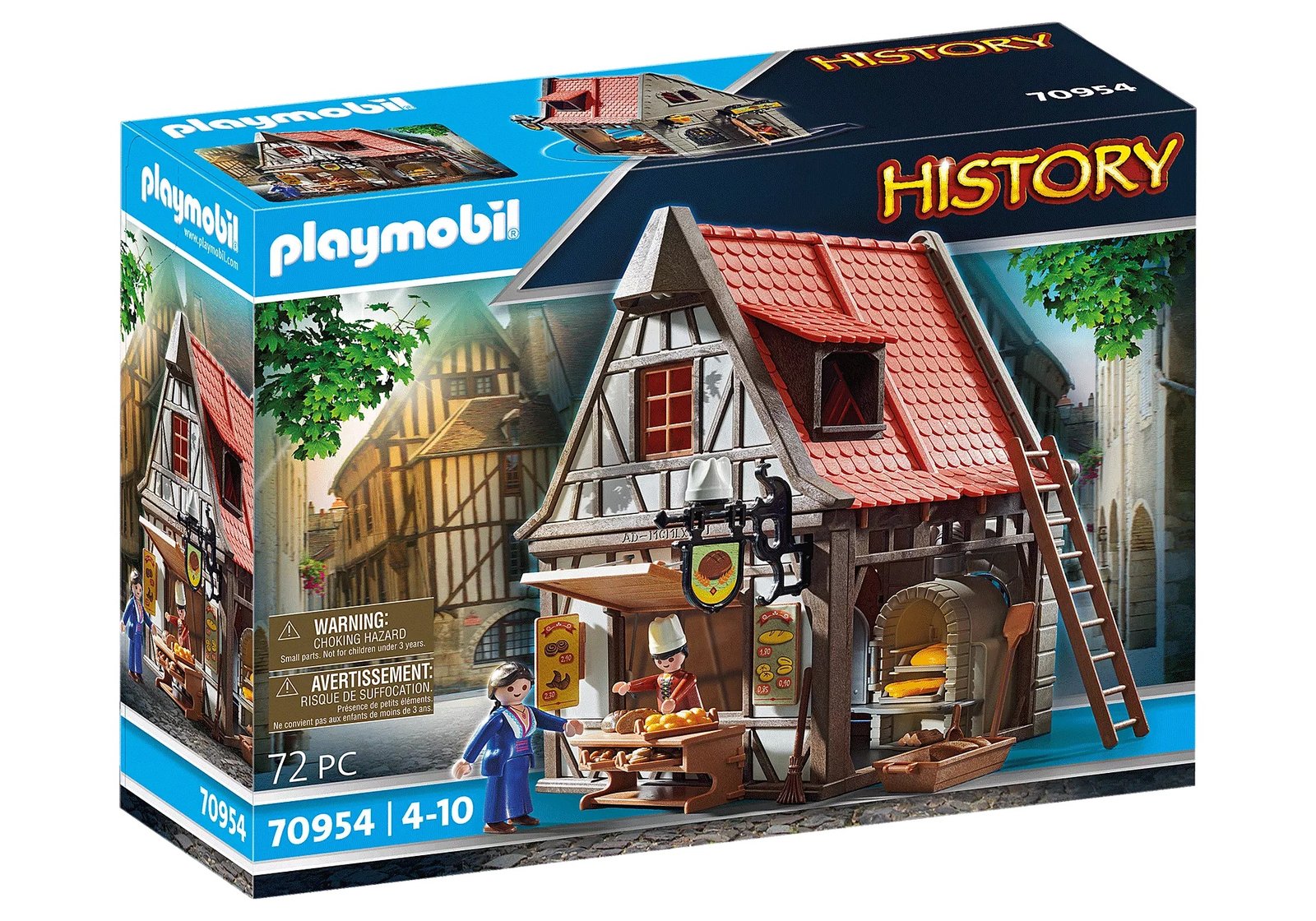 PLaymobil 70954 PLAYMOBIL® PLUS Medieval Bakery ร้านเบเกอรีรี่ ทิมเบอร์เฮ้าส์ - Image 2